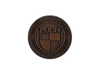 Badge / emblem Puch logo Bronze 47mm RealMetal